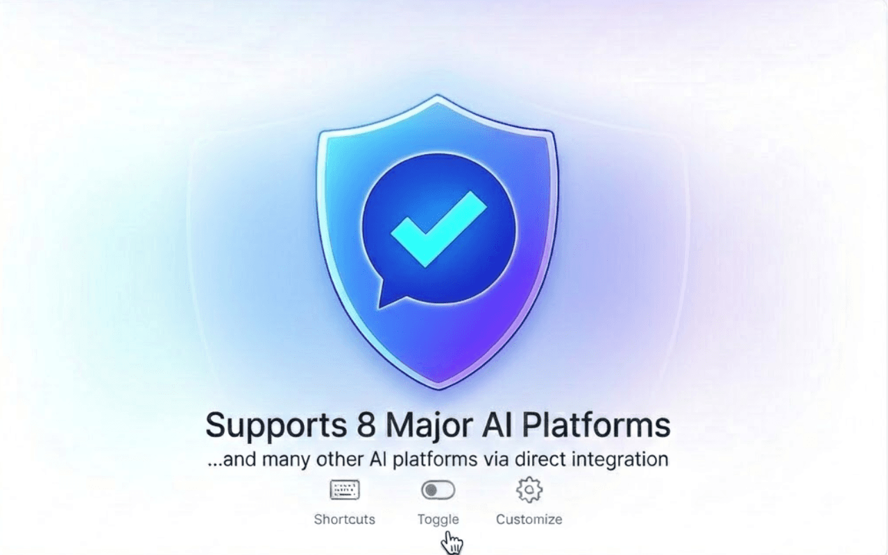 Supports 8 Major AI Platforms